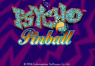 Psycho Pinball (October 1994) Title Screen